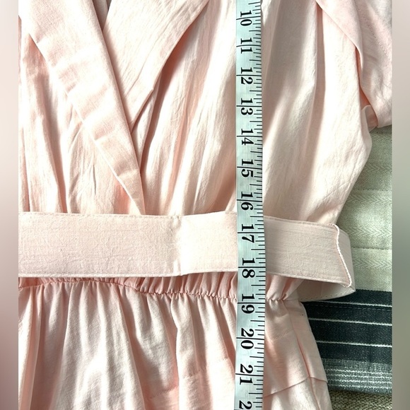 VTG Phoebe, 100% cotton, size 13/14 or Large,Belted,Slimming Waist,Shoulder Pads - Picture 9 of 9